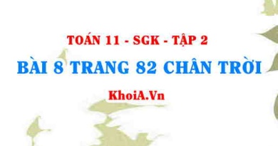 Bài 8 trang 82 Toán 11 Tập 2 Chân trời sáng tạo